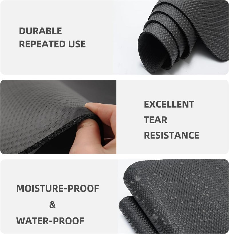 TONINT Bike Mat,Treadmill Mat,Compatible for Elliptical,Exercise Bikes, Stationary Cycles,Spin Bike,Under Exercise Bike Trainer Pad for Indoor Stationary Gym Fitness Equipment Hardwood Floor Protector - Image 4